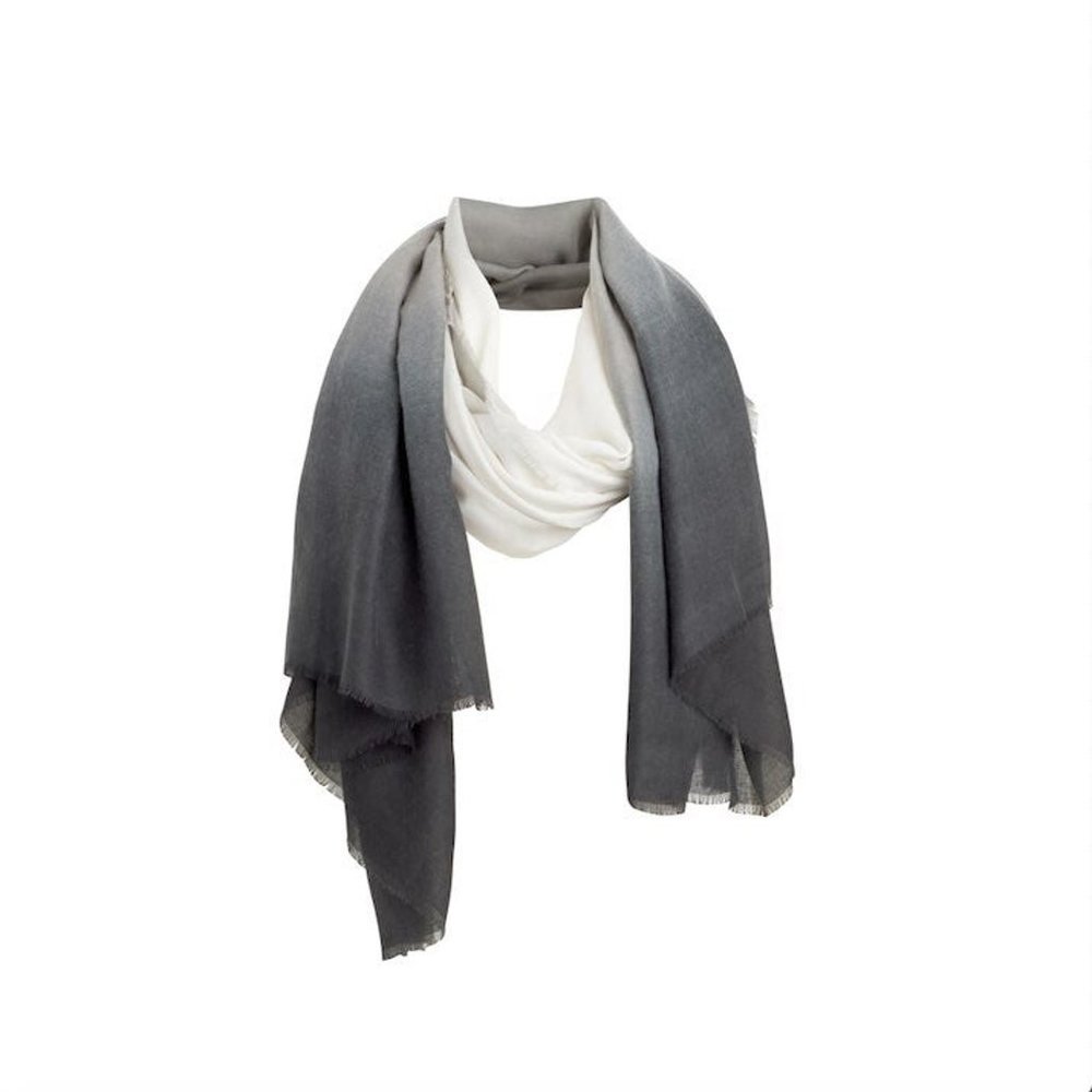 Carly Cushnie Grey Ombre Scarf